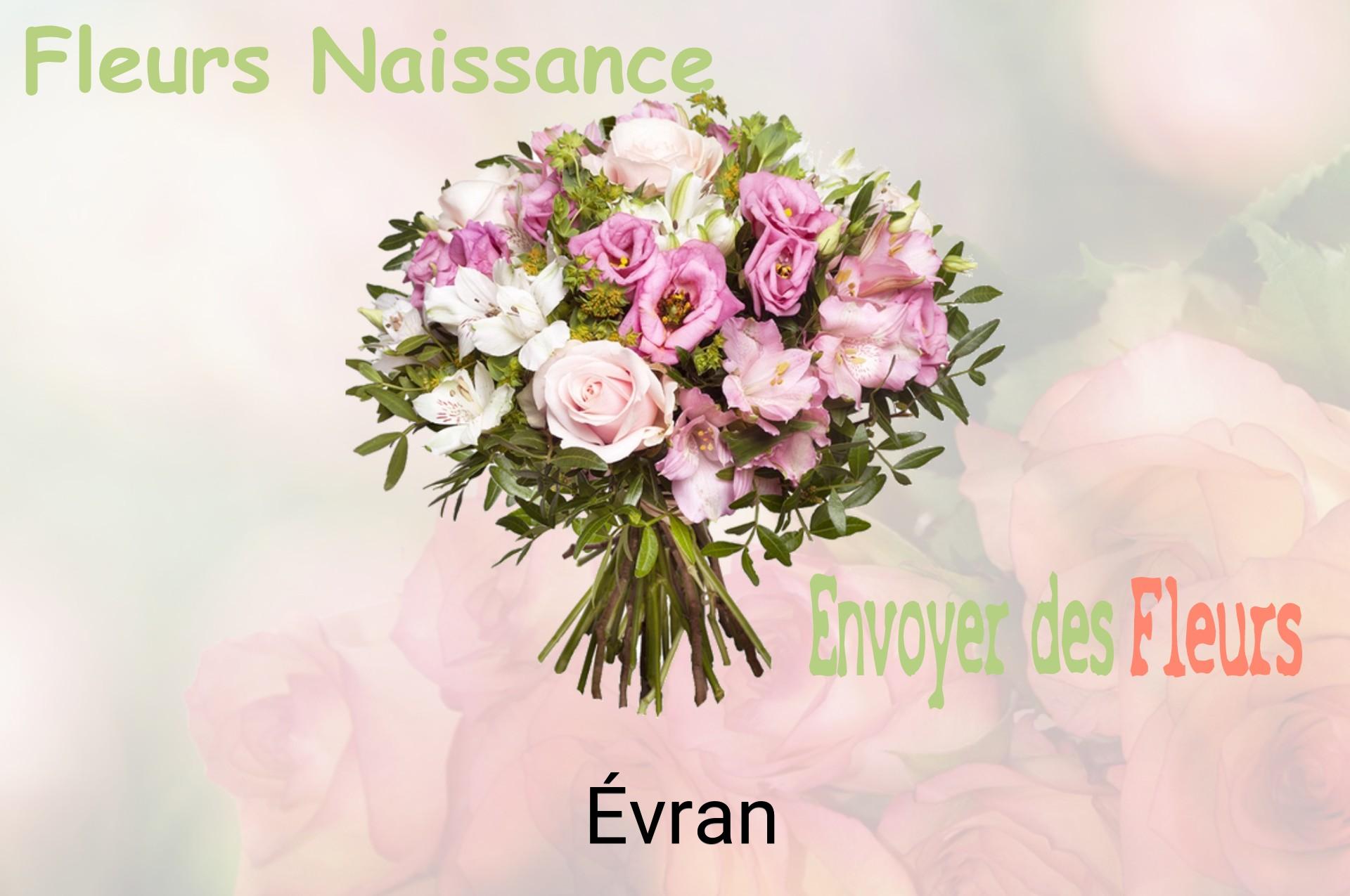 Bouquet de fleurs de naissance livré à Évran