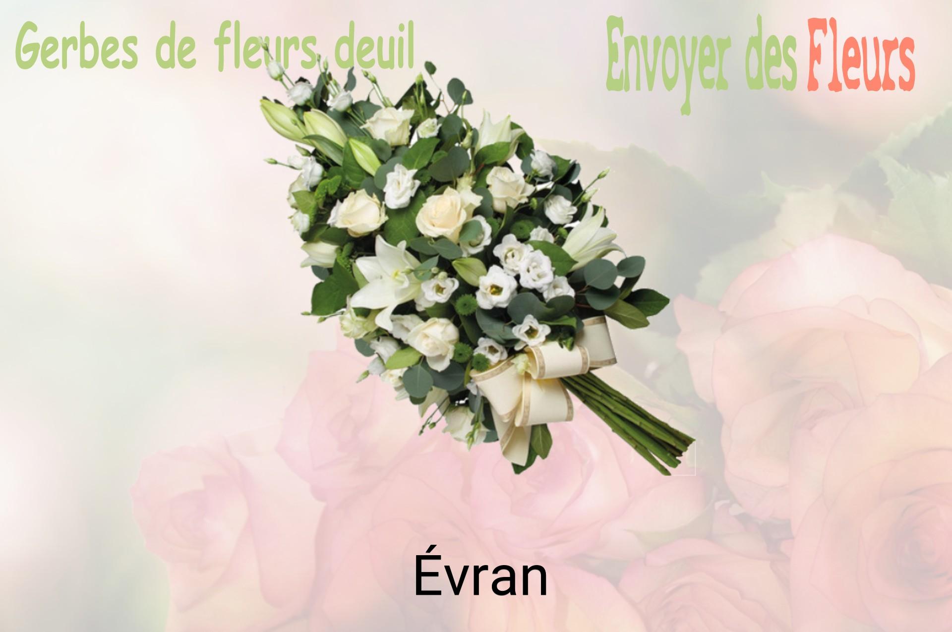 Gerbe de fleurs de deuil livrée à Évran